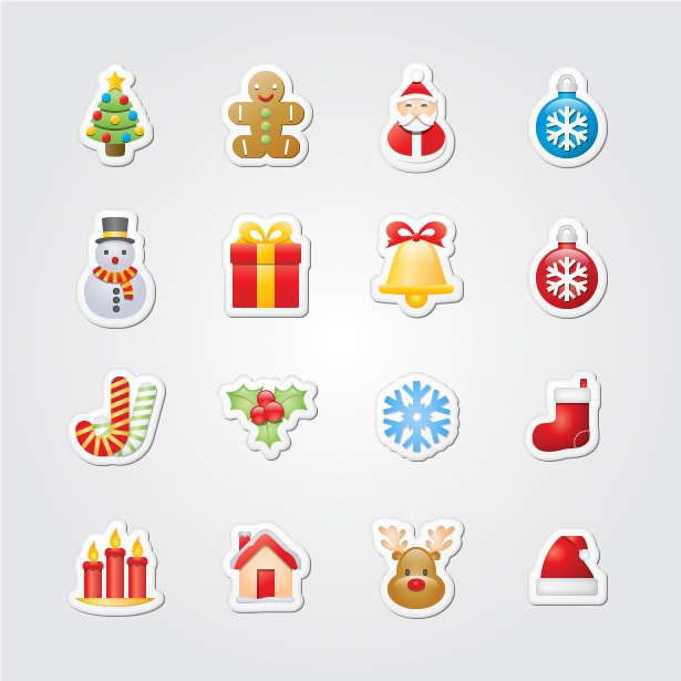 Exclusive Icons for the Holidays: “Xmas Stickers”