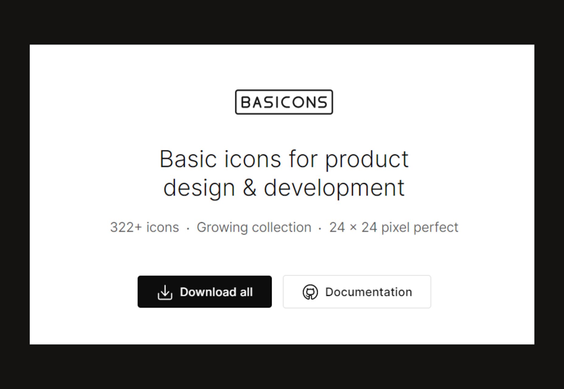 basic icons