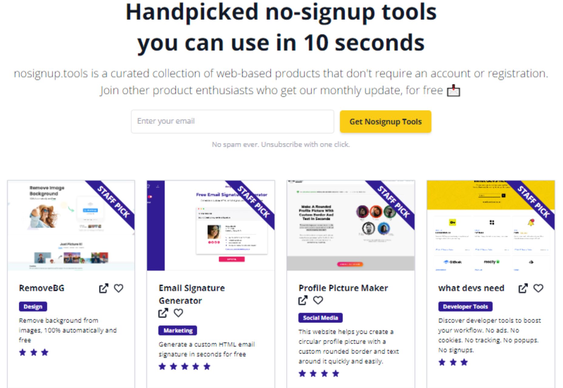 no-signup tools