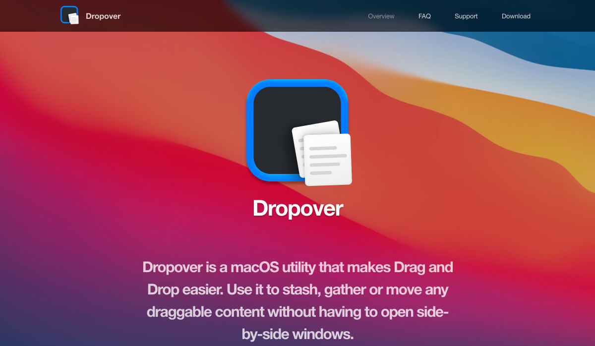 dropover