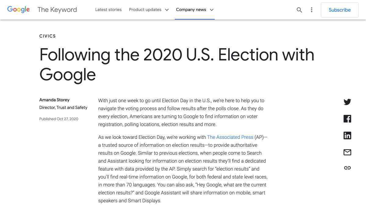 election