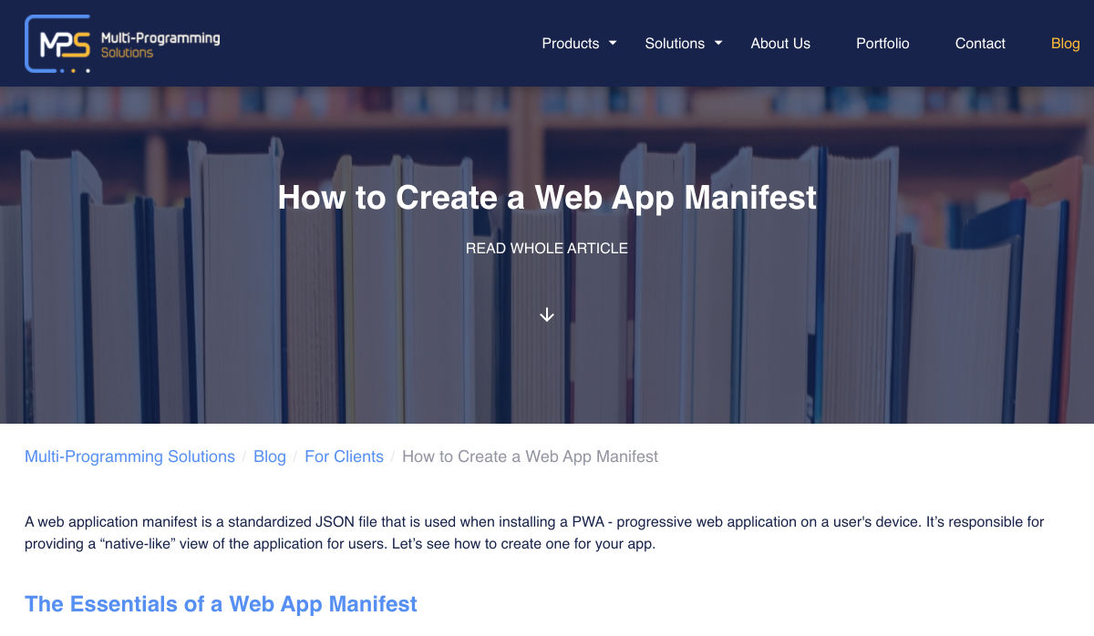 manifest