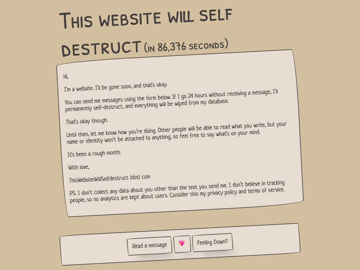 selfdestruct