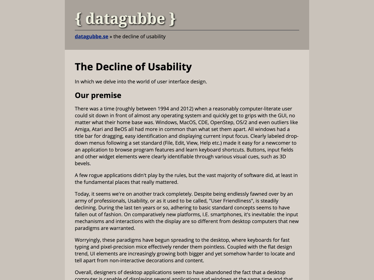 decline