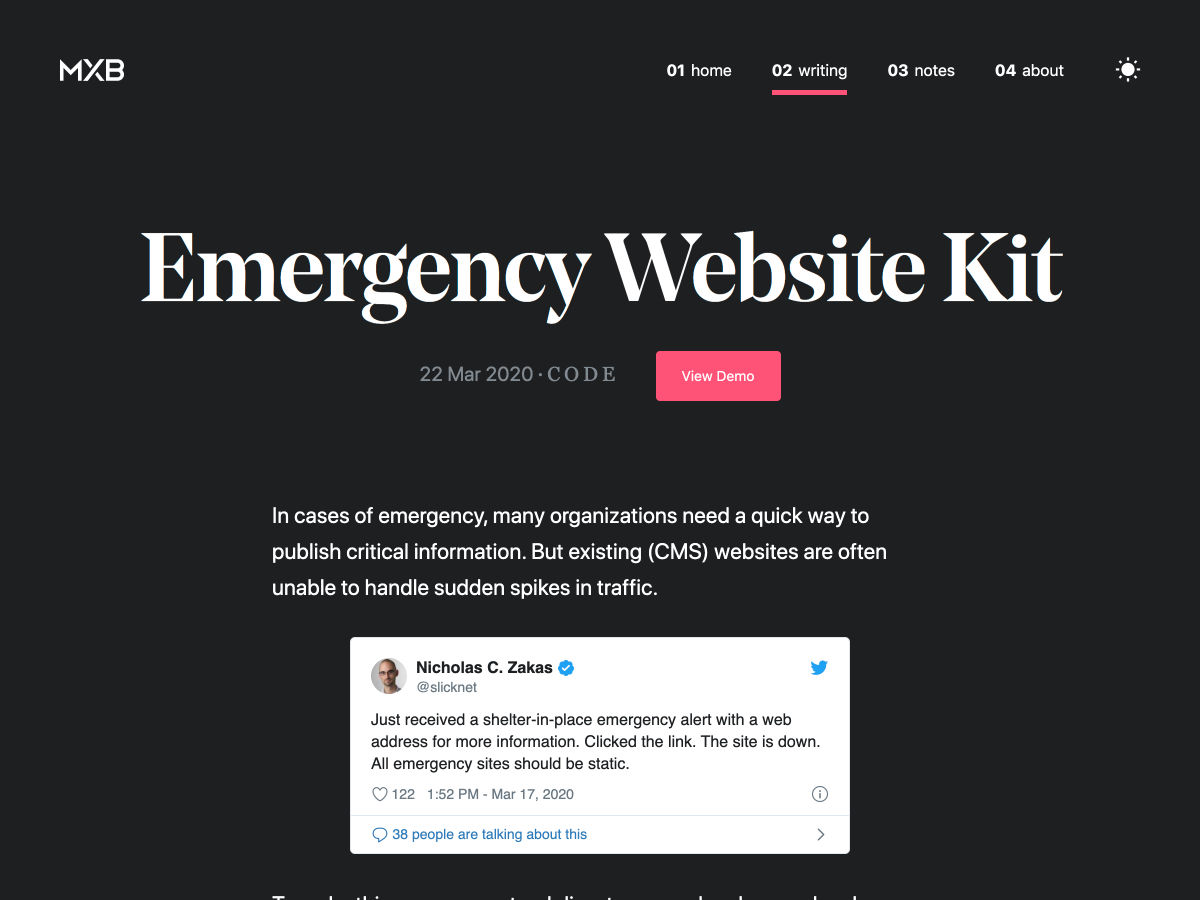 emergency