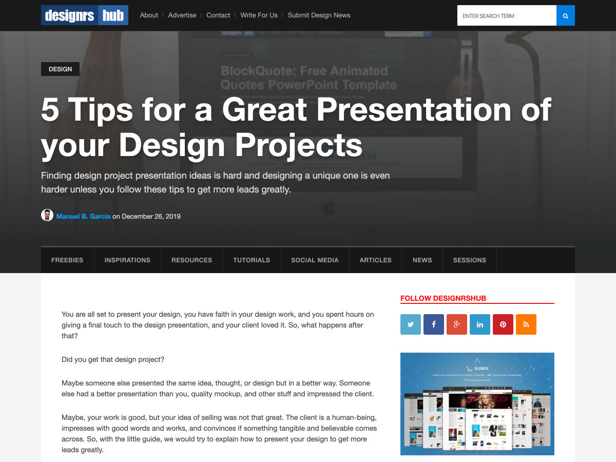 presentation