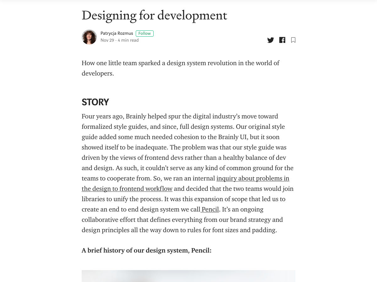 development