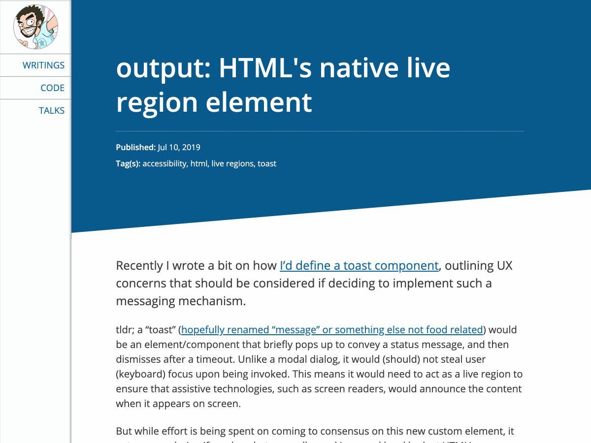 output