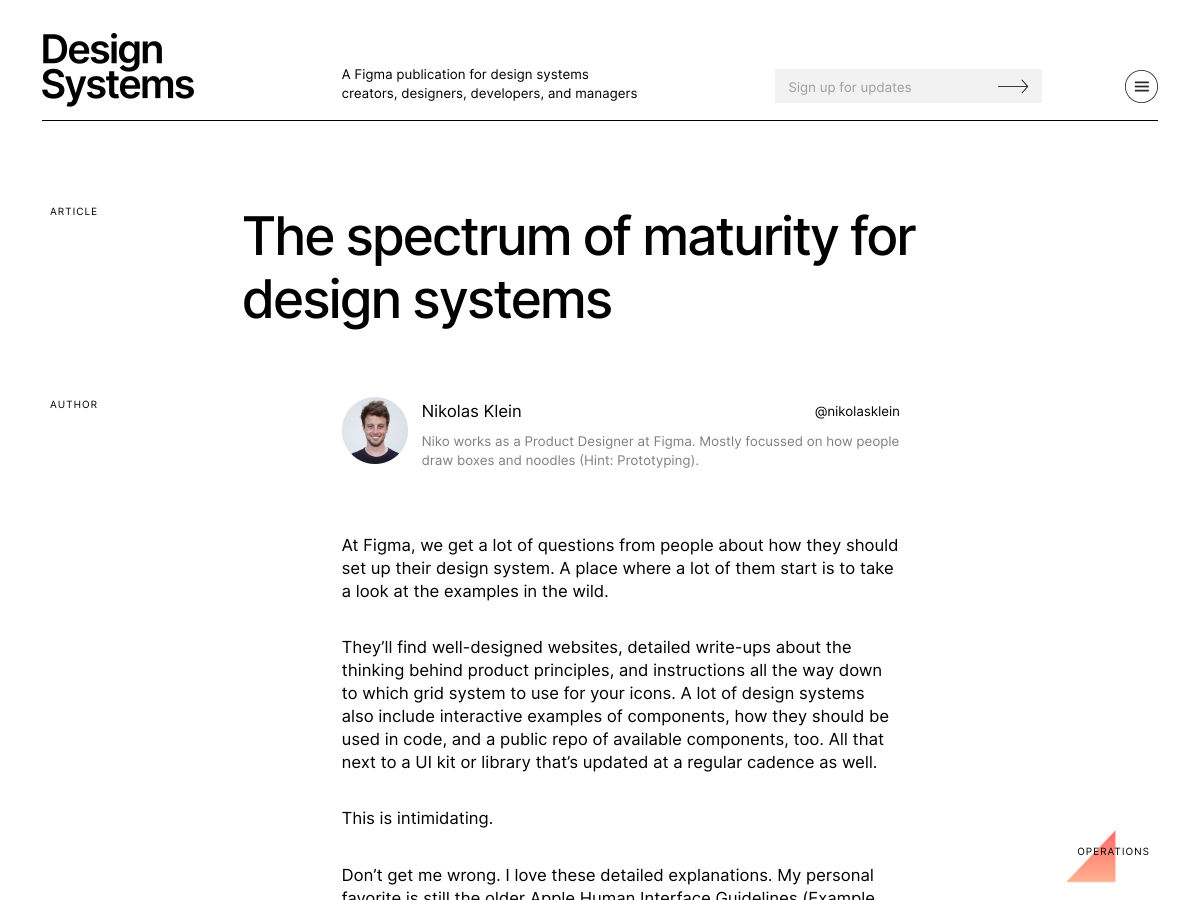 maturity