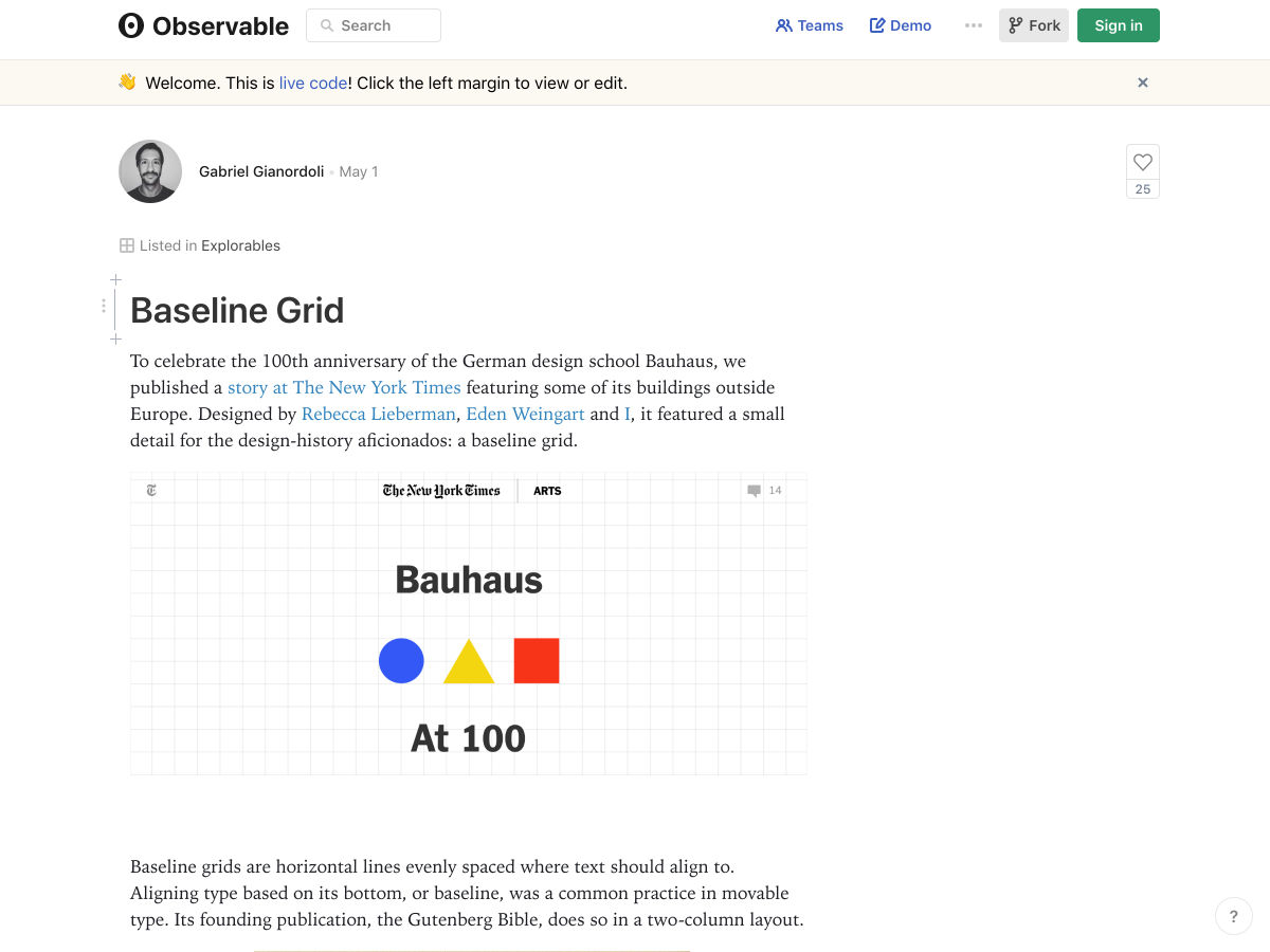 baseline