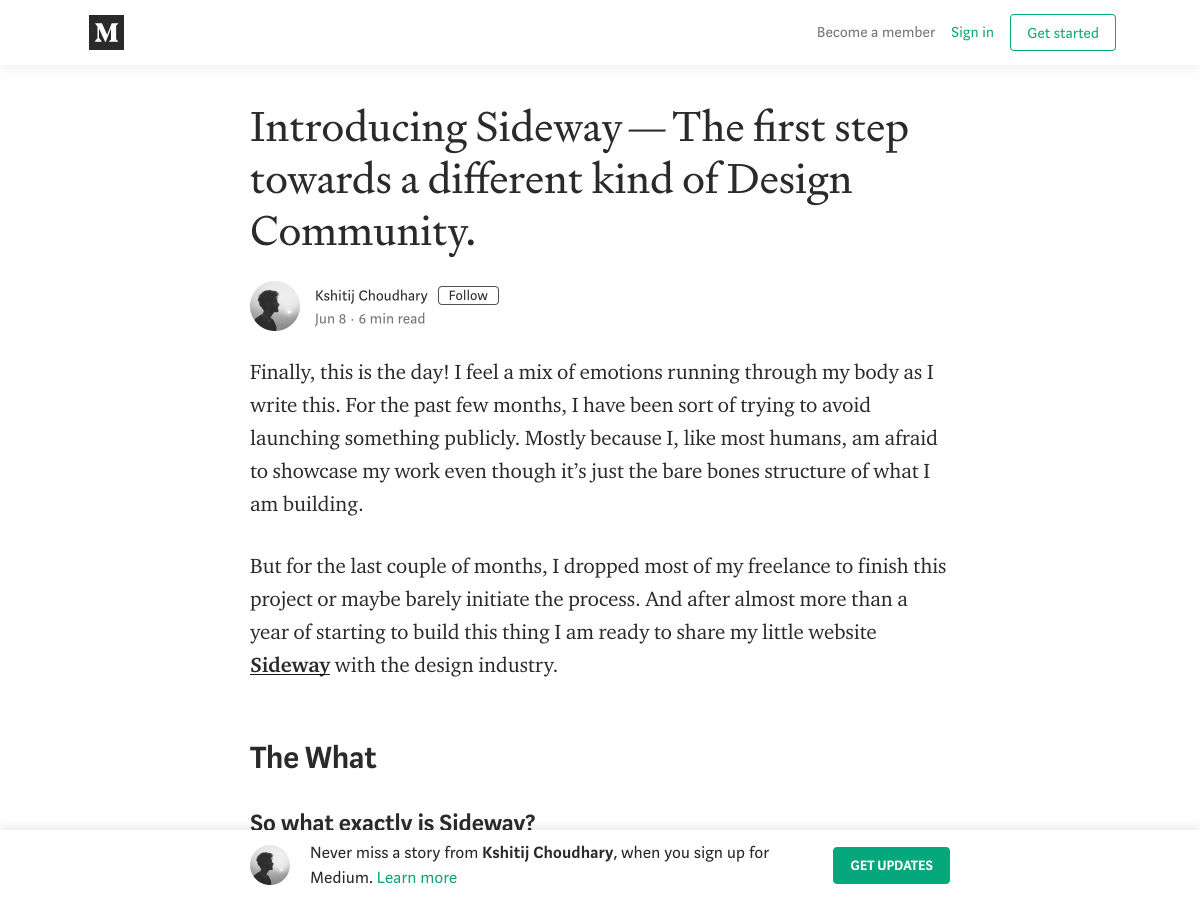 sideway