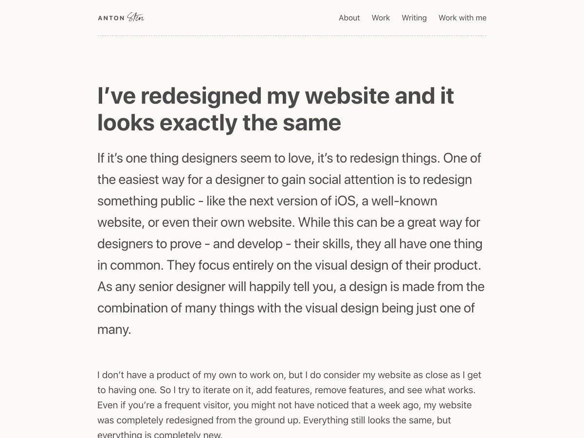 redesigned