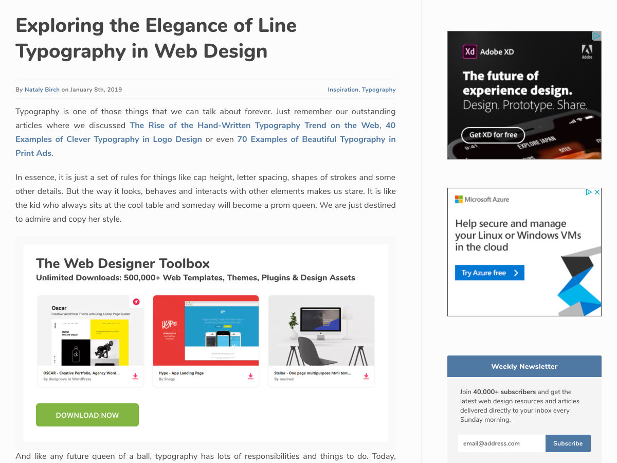 linetypography