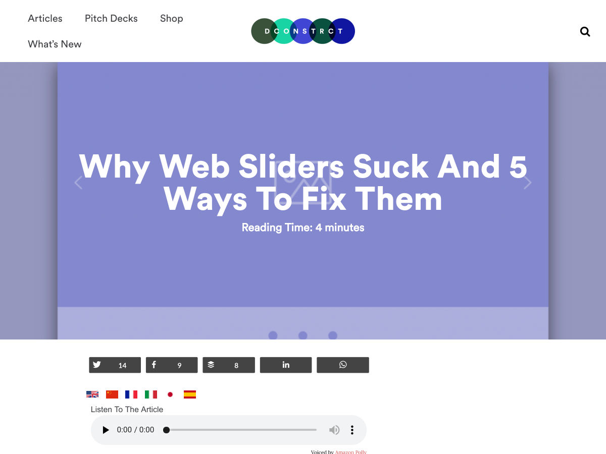 sliders