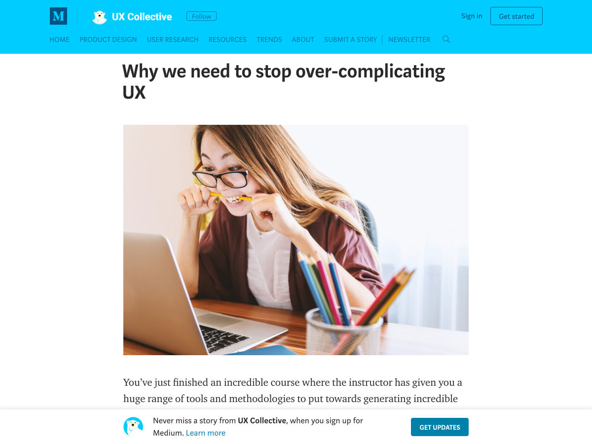 overcomplicating