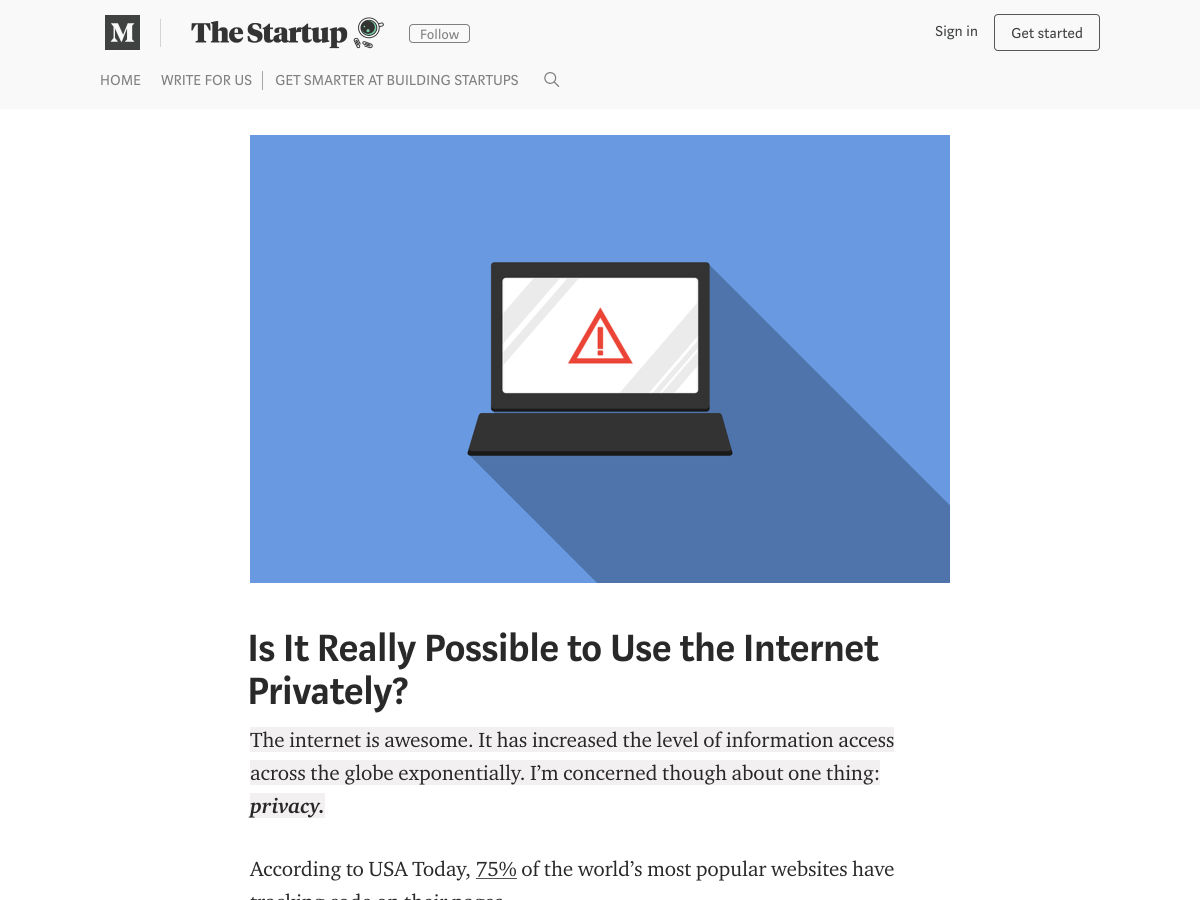 privately