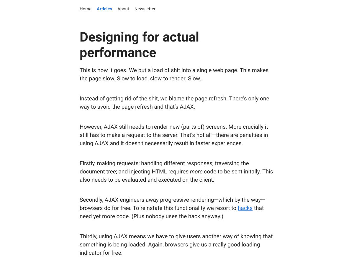 performance 1