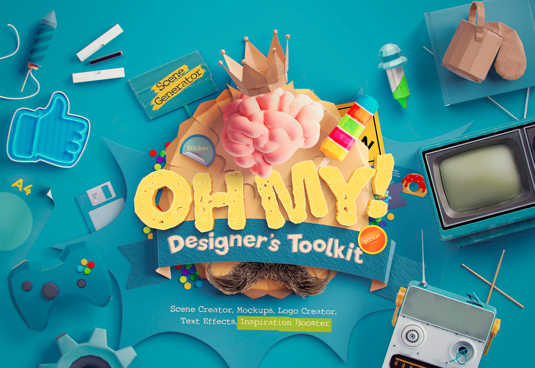 Oh My! Huge Designer's Toolkit