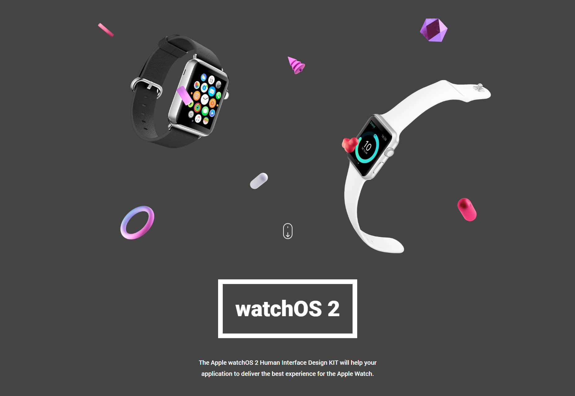 WatchOS2 User Interface Design Kit