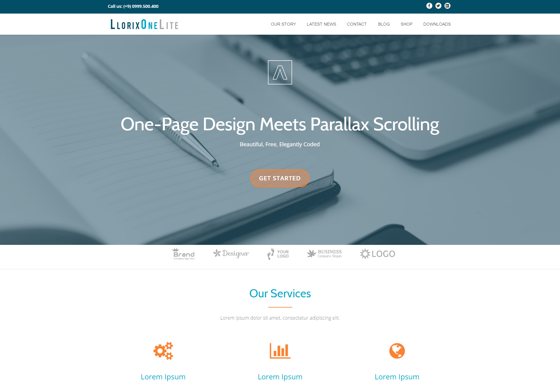 Llorix One Lite: Neat Business WordPress Theme