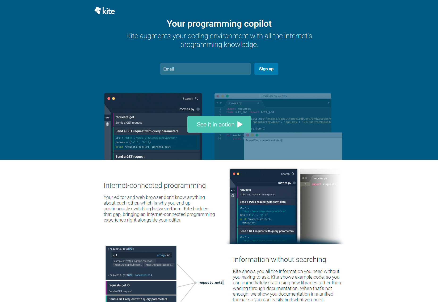 Kite: On-the-Go Programming Copilot
