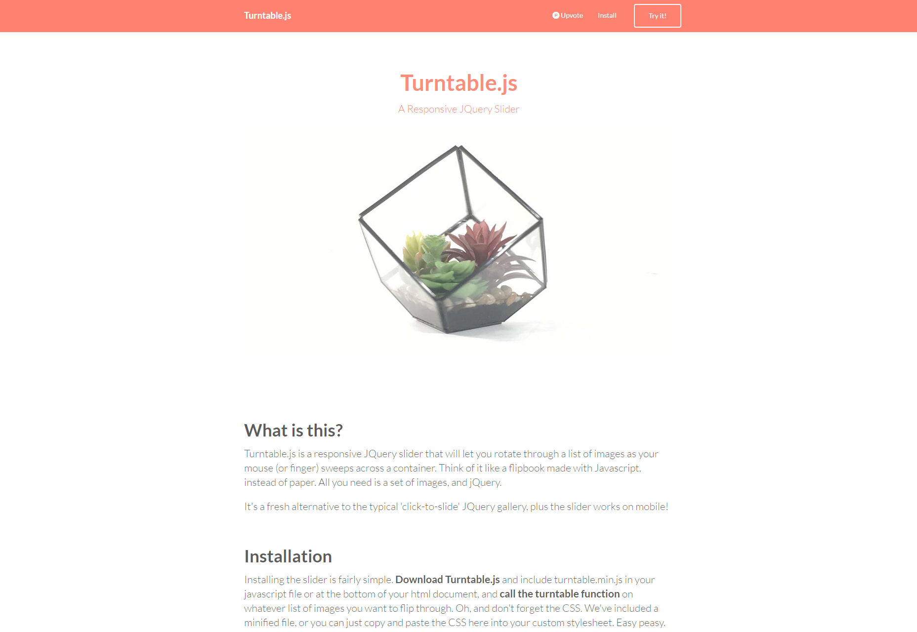 Turntable.js: Responsive jQuery Slider