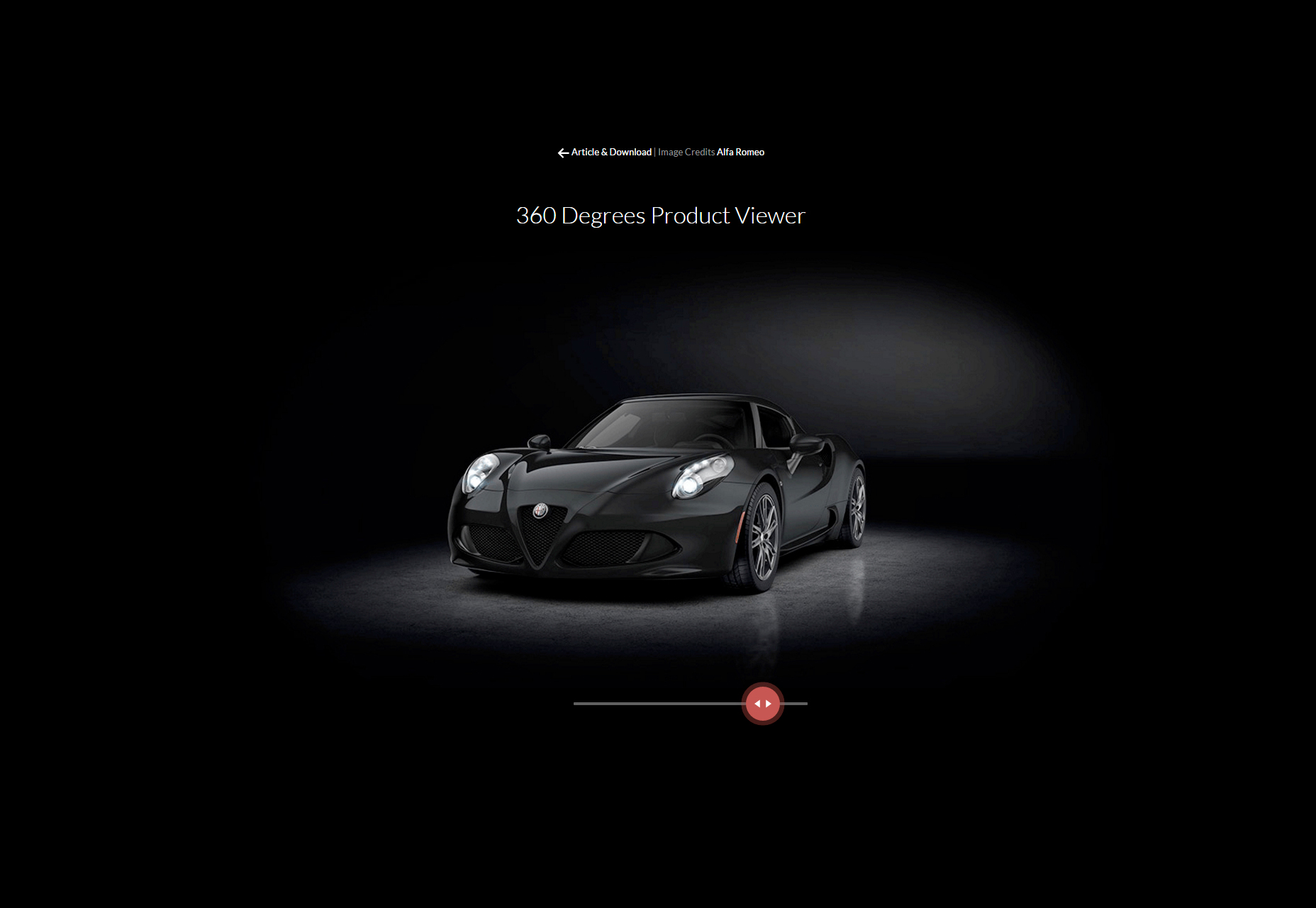 CSS & jQuery 360 Degrees Product Viewer