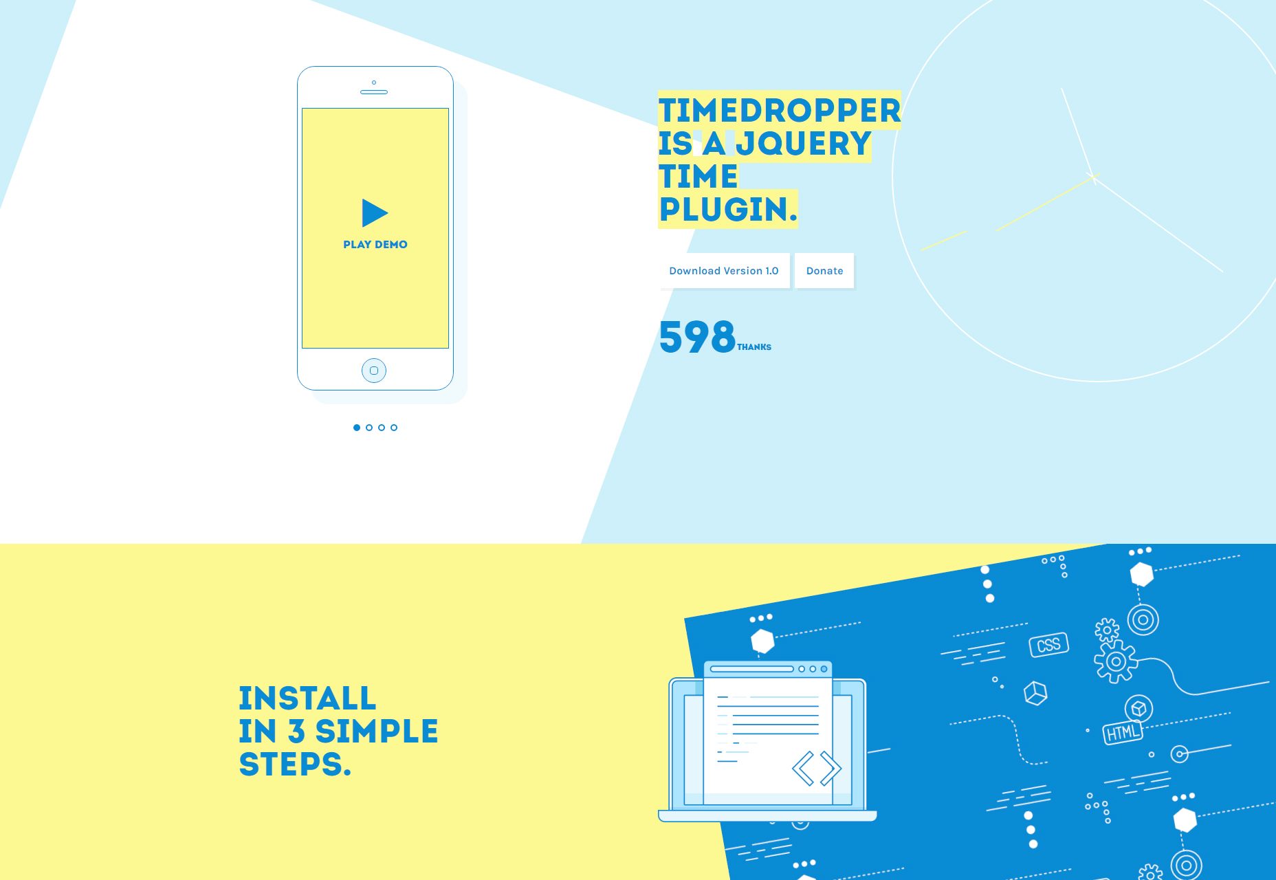 Timedropper: Beautiful jQuery Time Plugin