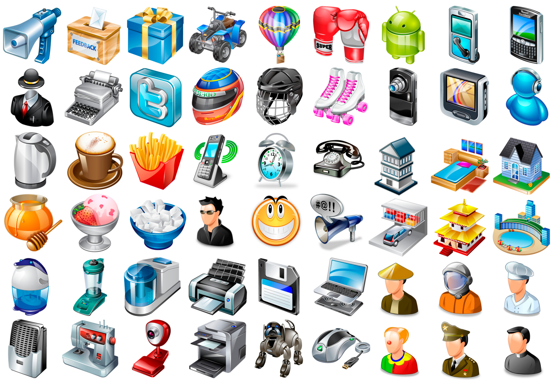 91k Realistic Desktop Icons Bundle