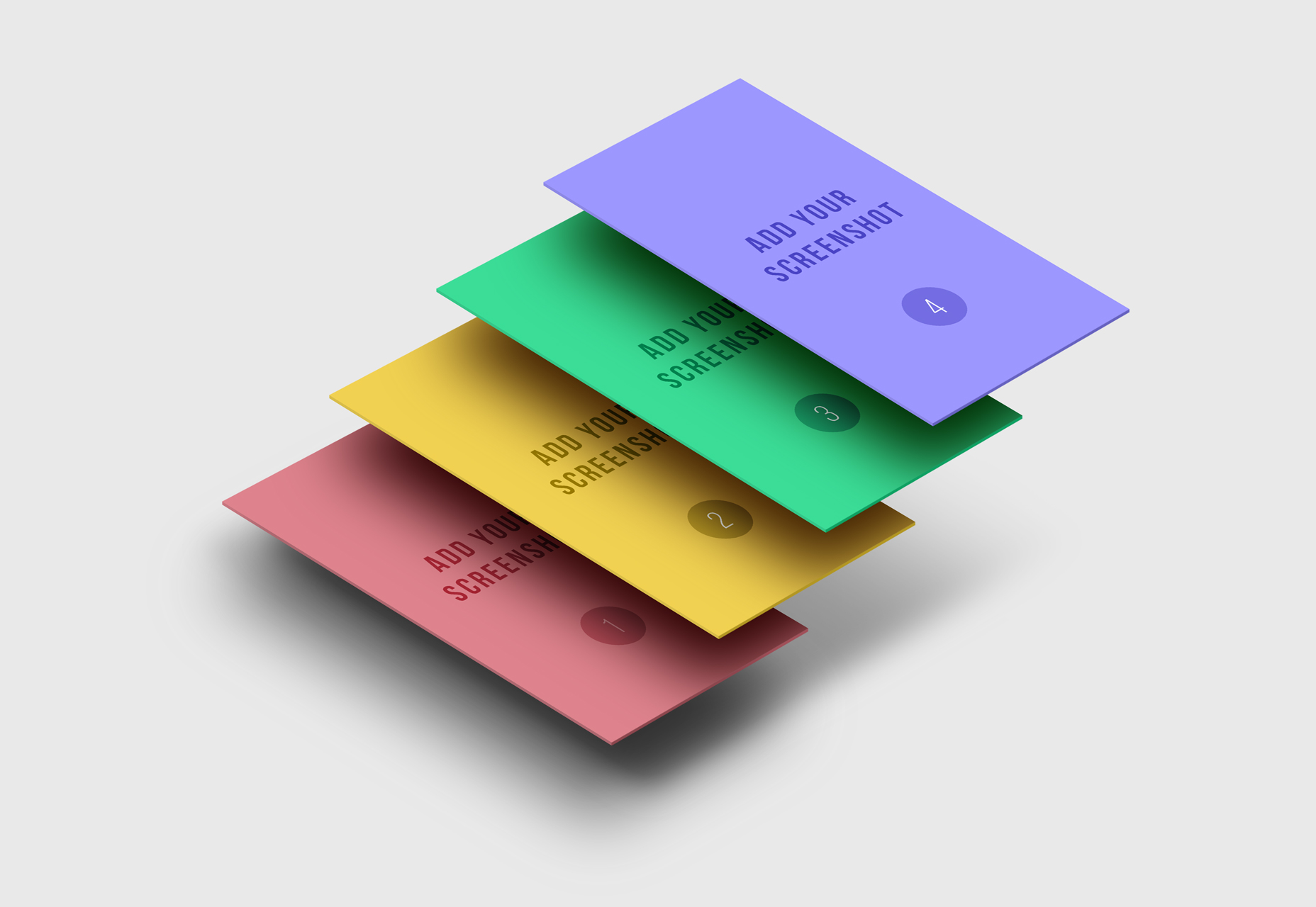 App Display Screen PSD Mockups