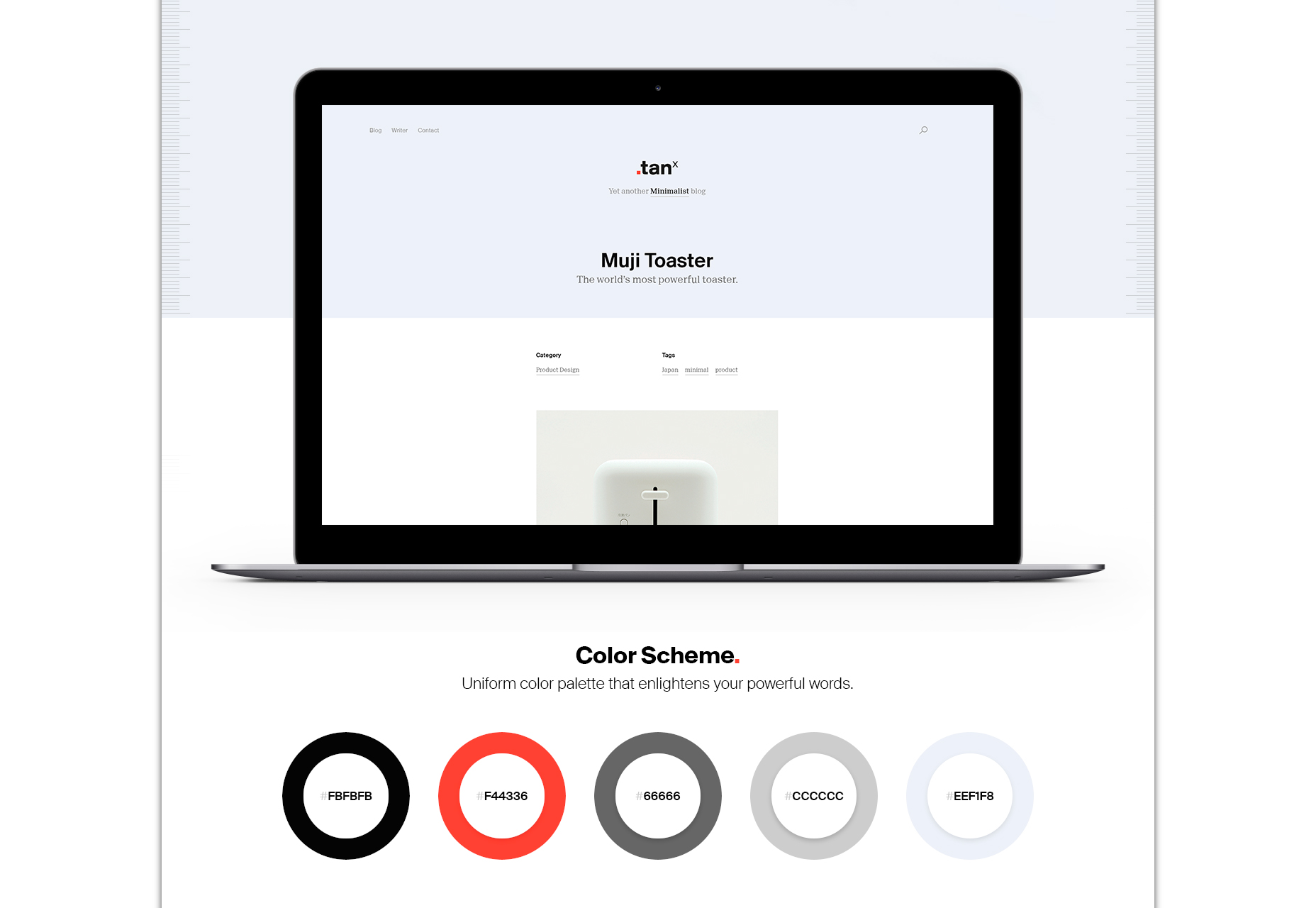TANx: Beautiful Blog WordPress Theme