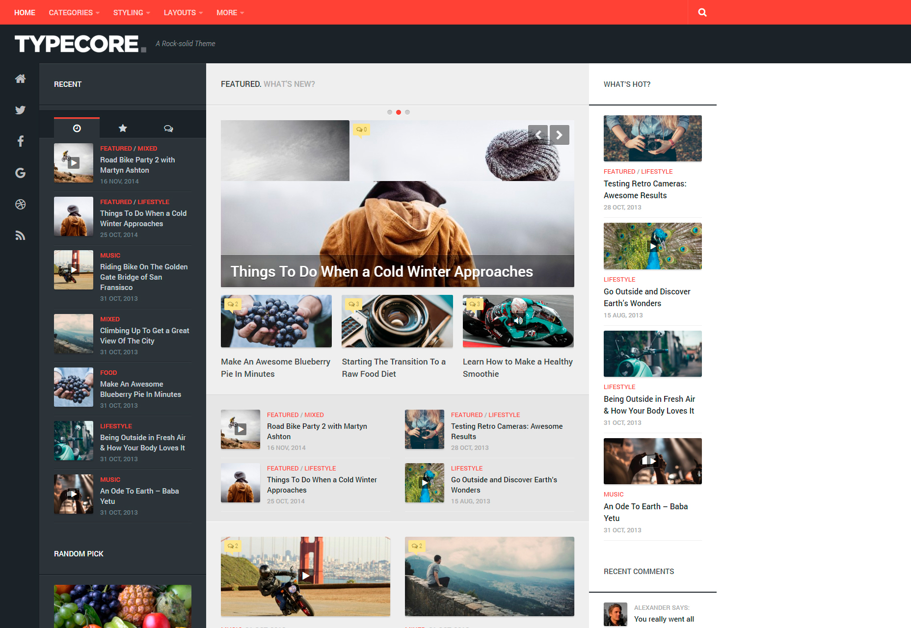 Typecore: Modern News WordPress Theme