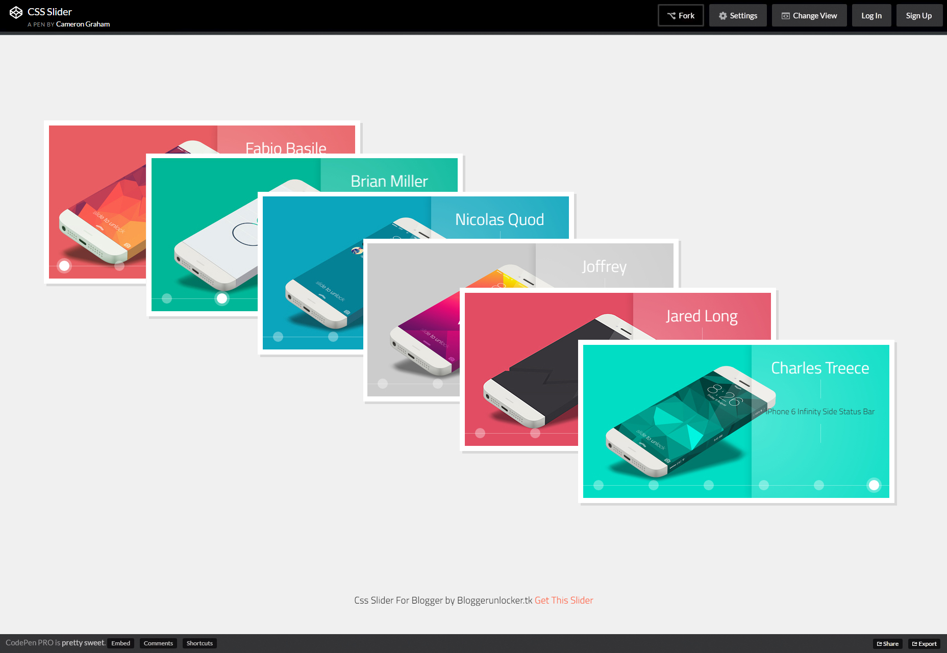 Pure CSS Slide-in Overlay Slider