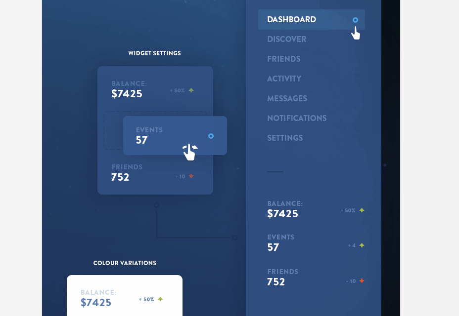 Eventray Free User Interface Kit
