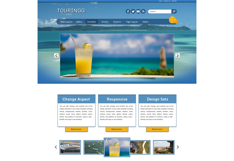 Tourism WordPress Theme