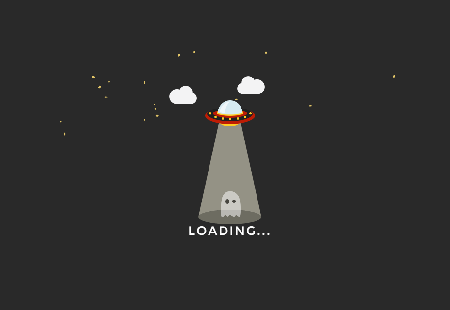Space Invader SCSS Loading Page