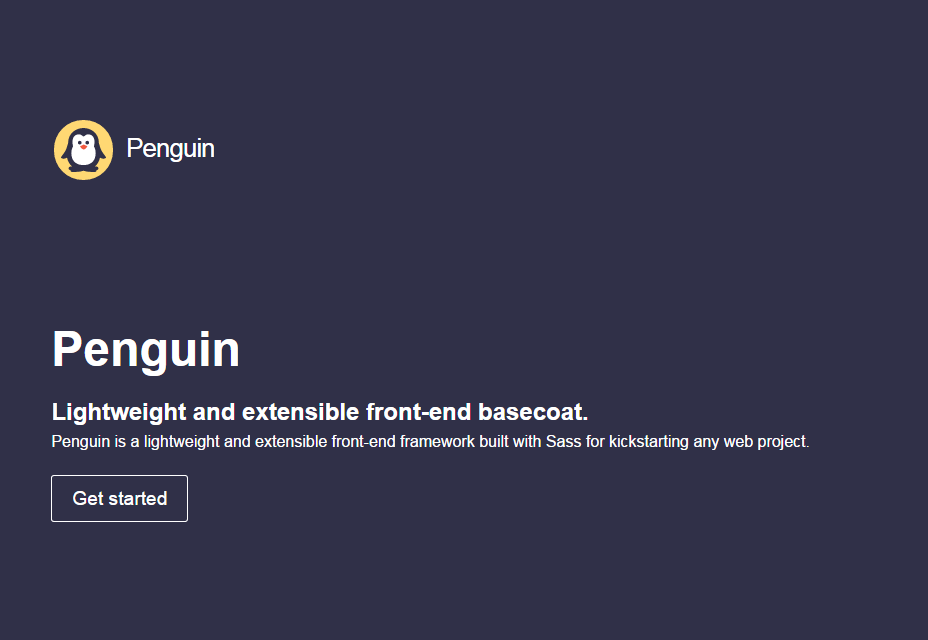 Penguin: Open Source Front-end Framework