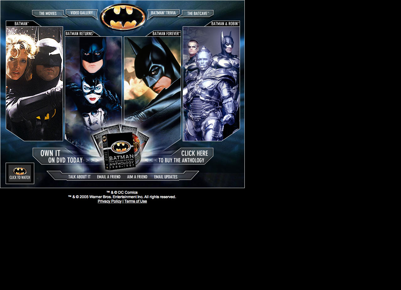 Batman The Motion Picture Anthology 1989-1997