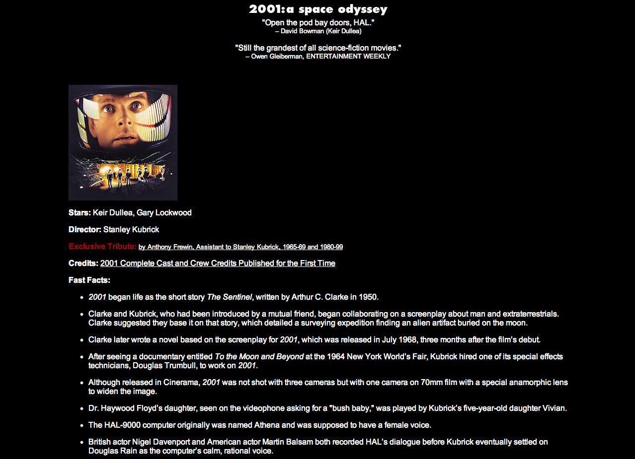 2001: A Space Odyssey
