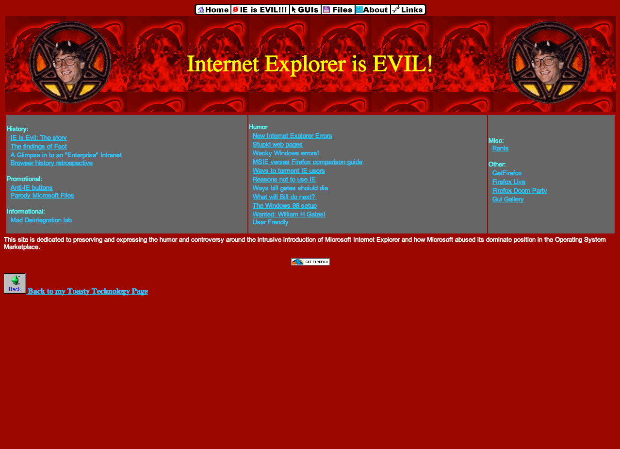 Internet Explorer is Evil