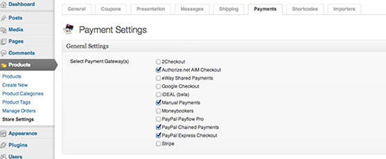marketpress payment gateways