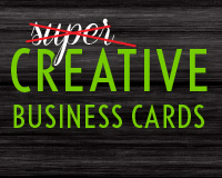 Are creative business cards counter-productive?