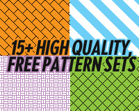 15+ high quality, free pattern sets