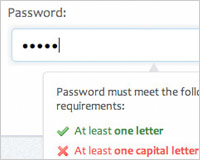 Password strength verification with jQuery