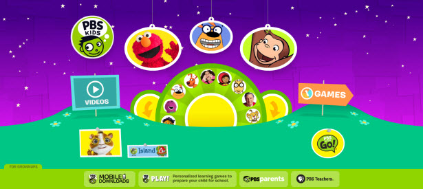 Child orientated site.