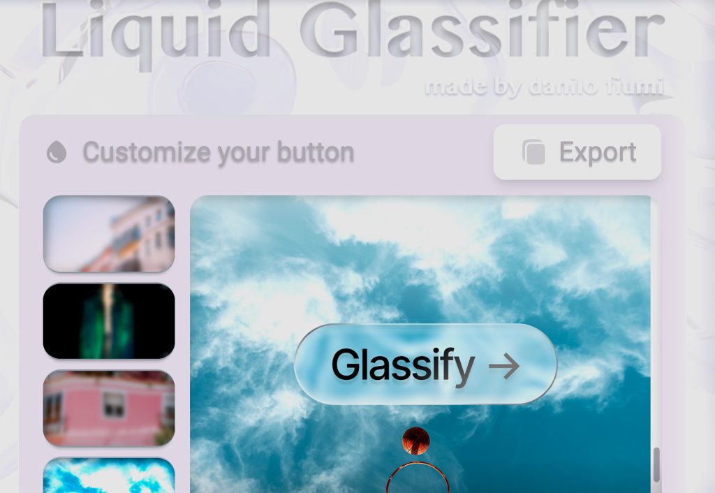 liquid glassifier